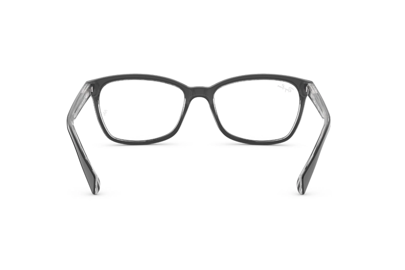 LENTES RAY-BAN ÓPTICOS NEGRO PULIDO ÓPTICAL - 7