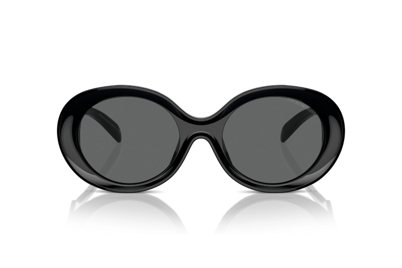 LENTES SOL EMPORIO ARMANI NEGRO PULIDO SUSTENTABLE - 1