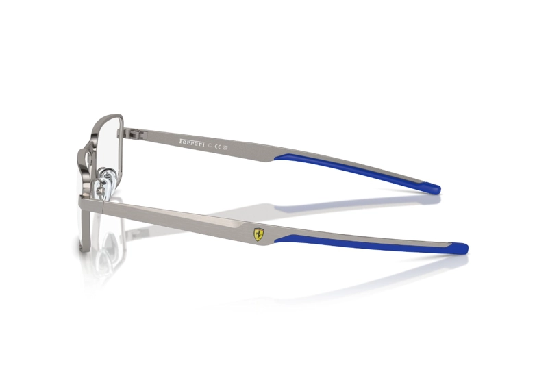 LENTES FERRARI ÓPTICOS GRIS PLOMO CEPILLADO SCUDERIA - 3