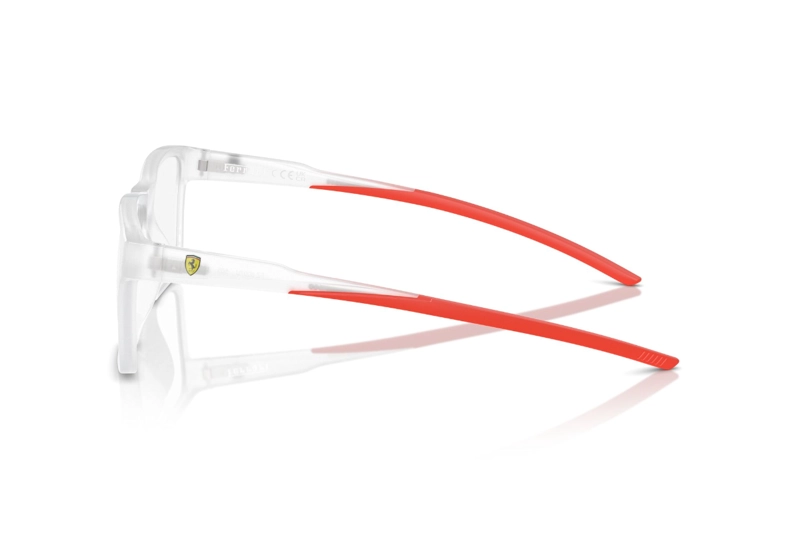 LENTES FERRARI ÓPTICOS GRIS TRASLÚCIDO SCUDERIA - 3