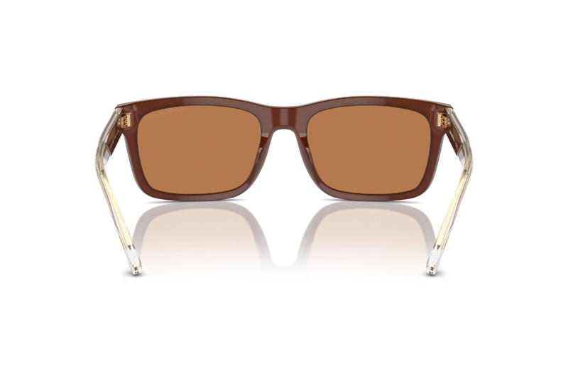 LENTES DE SOL MARRON PULIDO SUSTENTABLE EMPORIO ARMANI - 4
