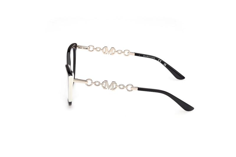 LENTES GUESS ÓPTICOS NEGRO BRILLANTE BY MARCIANO - 3
