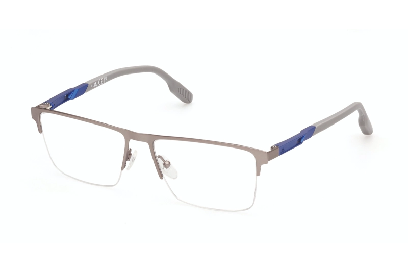 LENTES ADIDAS ÓPTICOS GRIS MATE SPORT - 2
