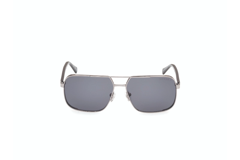 LENTES SOL GUESS PLATEADO POLARIZADOS - 1