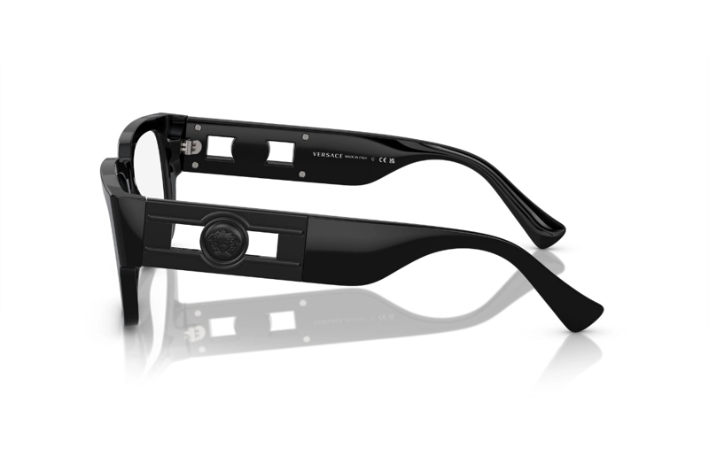 LENTES VERSACE ÓPTICOS NEGRO PULIDO - 3
