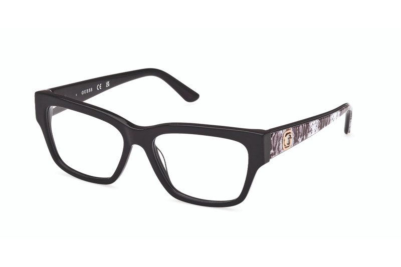LENTES GUESS ÓPTICOS NEGRO BRILLANTE - 2