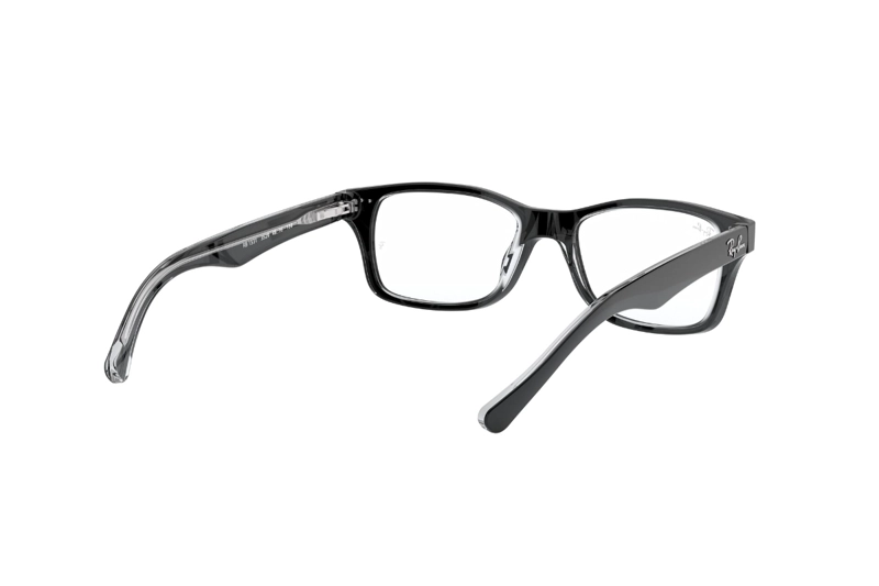 LENTES OPTICOS NEGRO PULIDO RAY-BAN YOUNG PARA NIÑOS - 8