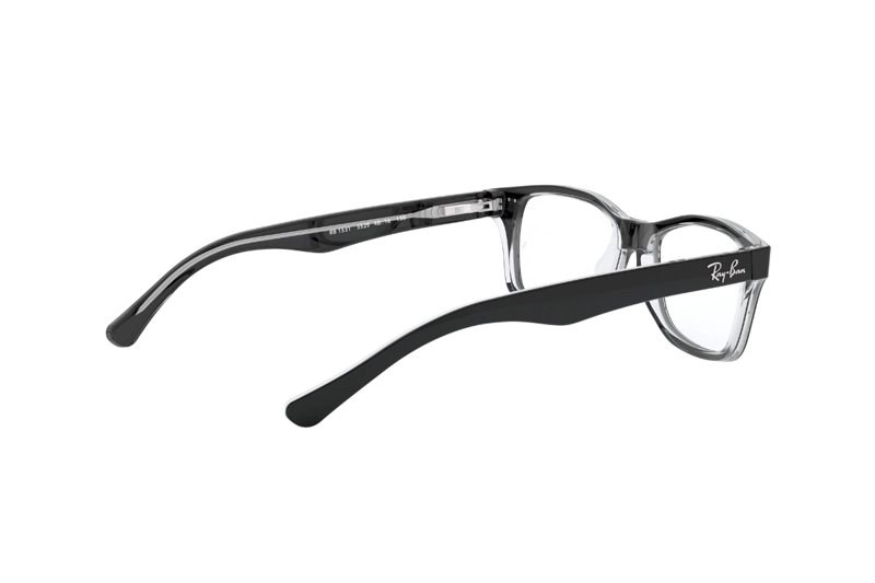 LENTES OPTICOS NEGRO PULIDO RAY-BAN YOUNG PARA NIÑOS - 9