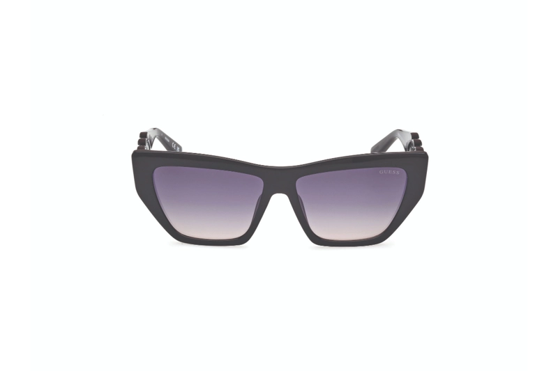 LENTES SOL GUESS NEGRO BRILLANTE DEGRADÉ - 1