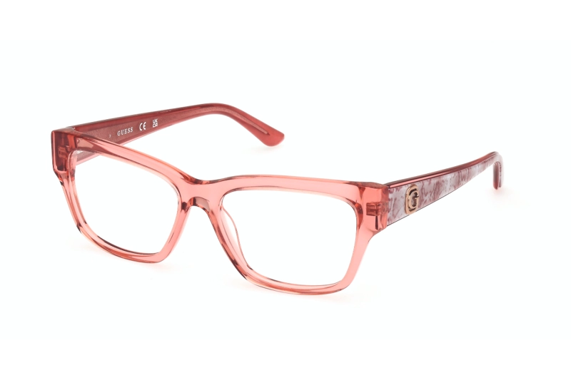 LENTES GUESS ÓPTICOS ROSADO TRANSPARENTE - 2