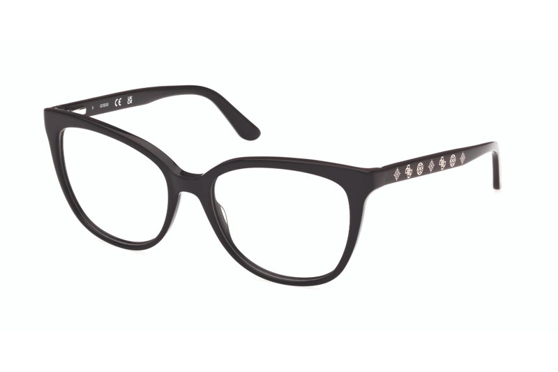 LENTES GUESS ÓPTICOS NEGRO BRILLANTE - 2