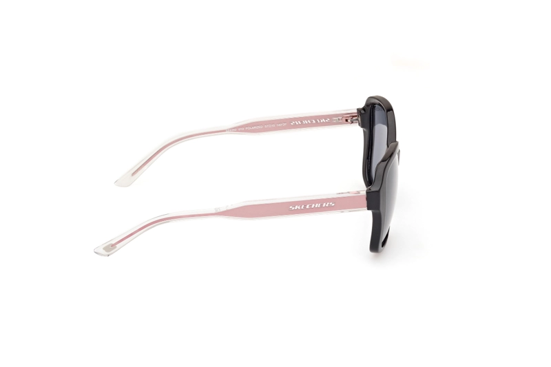 LENTES SOL SKECHERS NEGRO BRILLANTE POLARIZADOS - 7