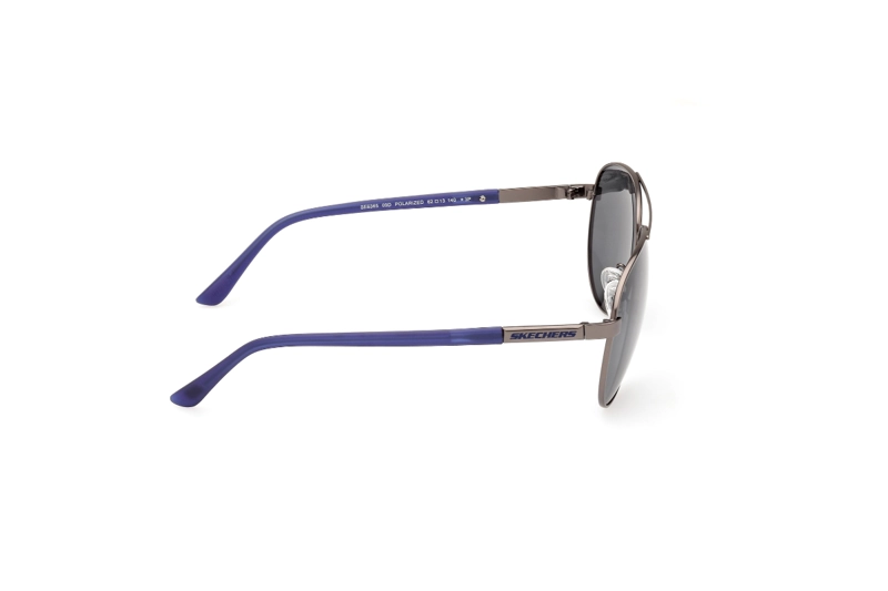 LENTES SOL SKECHERS GRIS MATE POLARIZADOS - 7