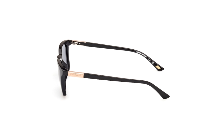 LENTES SOL SKECHERS NEGRO BRILLANTE POLARIZADOS - 3
