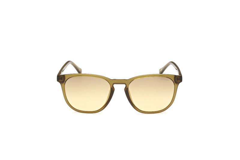 LENTES SOL GUESS VERDE OSCURO TRANSPARENTE DEGRADÉ - 1