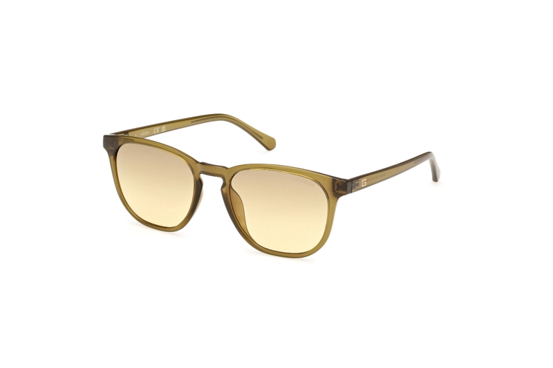 LENTES SOL GUESS VERDE OSCURO TRANSPARENTE DEGRADÉ - 2