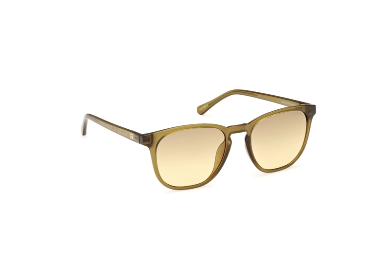LENTES SOL GUESS VERDE OSCURO TRANSPARENTE DEGRADÉ - 8