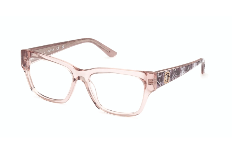 LENTES GUESS ÓPTICOS ROSADO TRANSPARENTE - 2