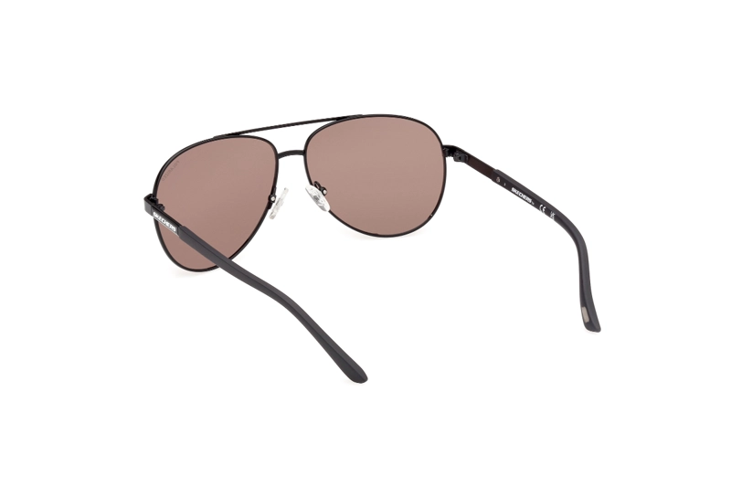 LENTES SOL SKECHERS NEGRO MATE POLARIZADOS - 4