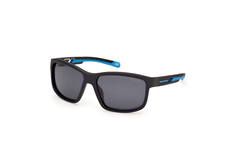 LENTES SOL SKECHERS NEGRO MATE POLARIZADOS - 2