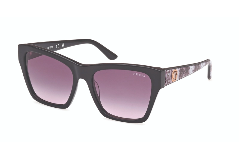 LENTES SOL GUESS NEGRO BRILLANTE DEGRADÉ - 2