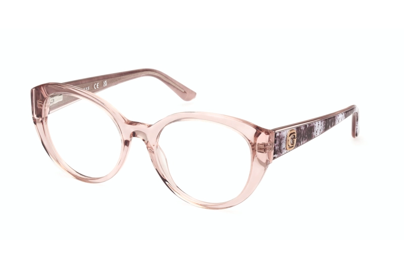 LENTES GUESS ÓPTICOS ROSADO TRANSPARENTE - 1