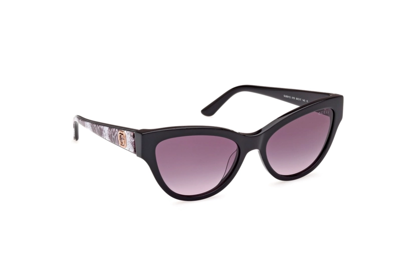 LENTES SOL GUESS NEGRO BRILLANTE DEGRADÉ - 8
