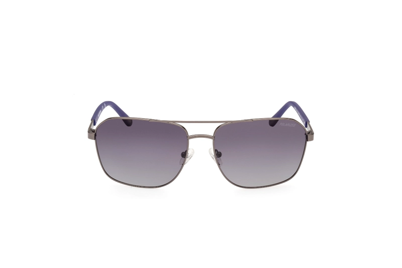 LENTES SOL SKECHERS GRIS MATE POLARIZADOS - 1