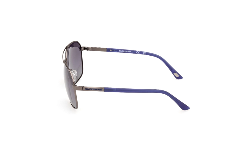 LENTES SOL SKECHERS GRIS MATE POLARIZADOS - 3