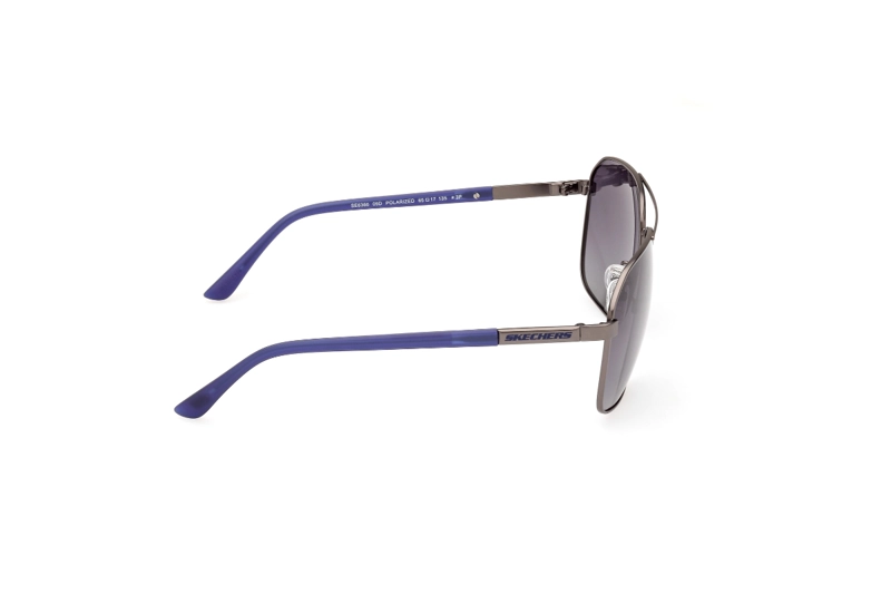 LENTES SOL SKECHERS GRIS MATE POLARIZADOS - 7