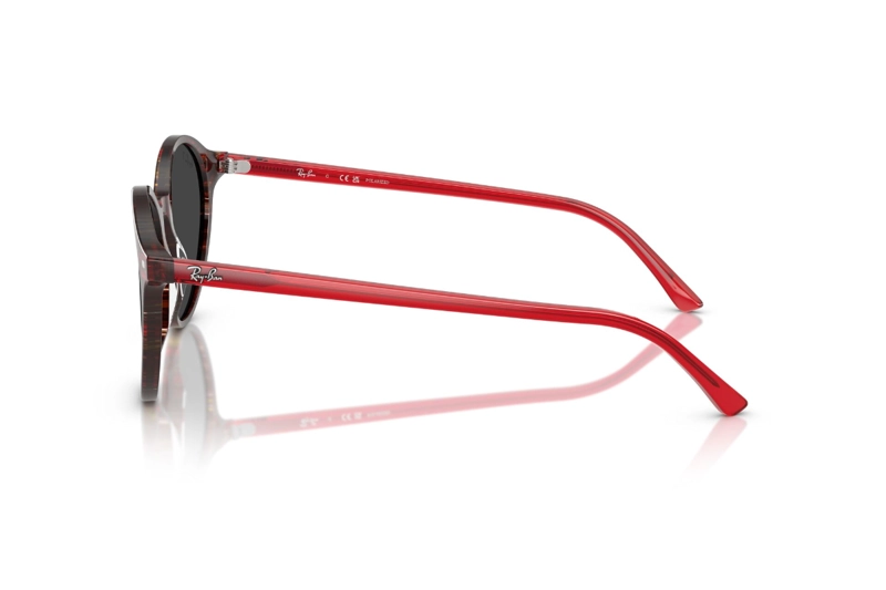 LENTES SOL RAY-BAN BERNARD ROJO POLARIZADOS - 3