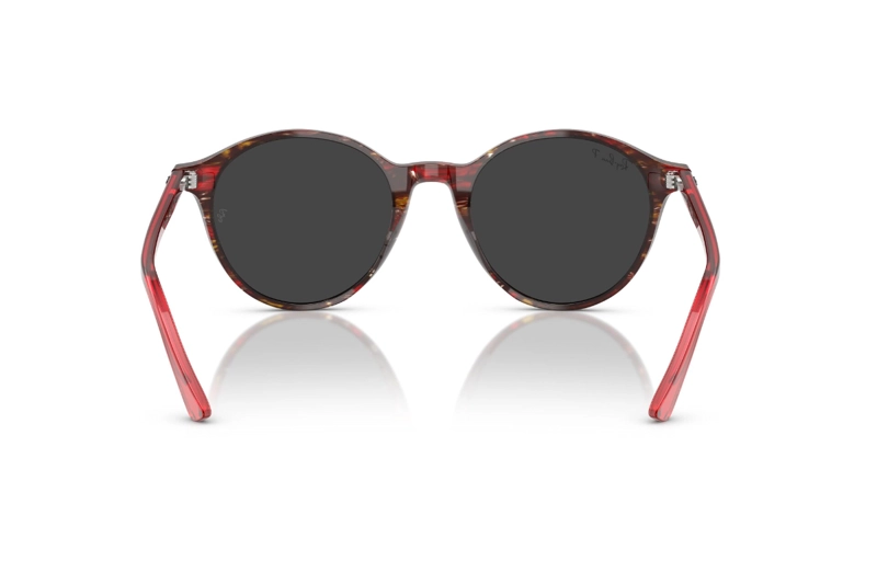 LENTES SOL RAY-BAN BERNARD ROJO POLARIZADOS - 4