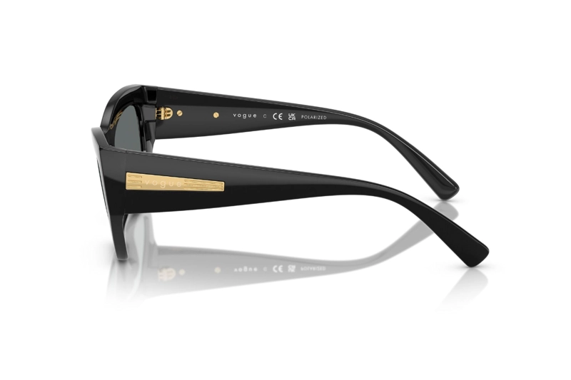 LENTES SOL VOGUE NEGRO POLARIZADOS EYEWEAR - 3