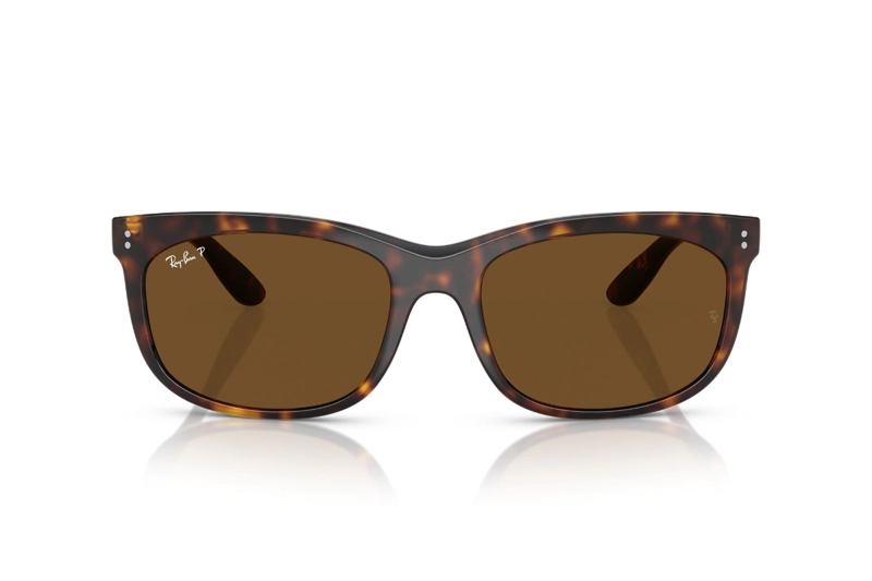 LENTES SOL RAY-BAN BALORETTE HAVANA POLARIZADOS - 1