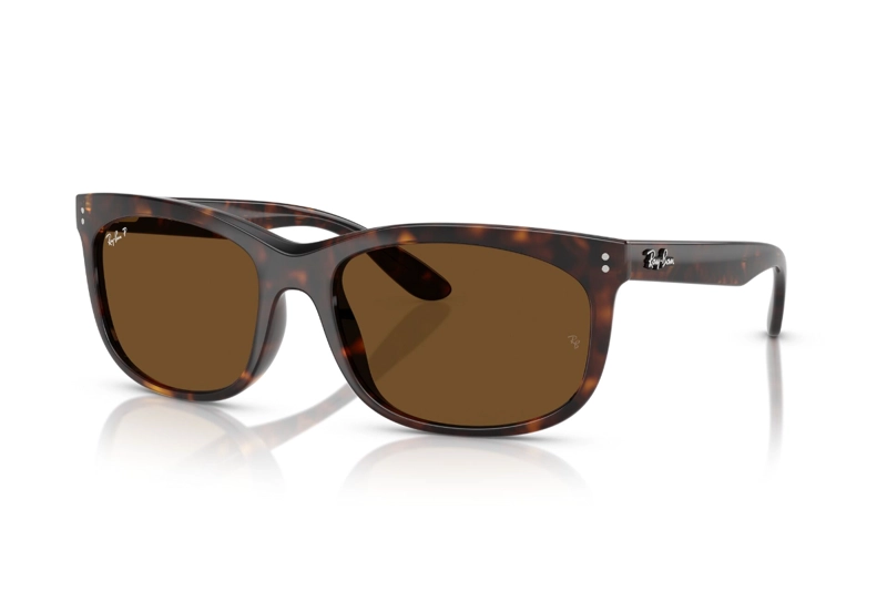 LENTES SOL RAY-BAN BALORETTE HAVANA POLARIZADOS - 2