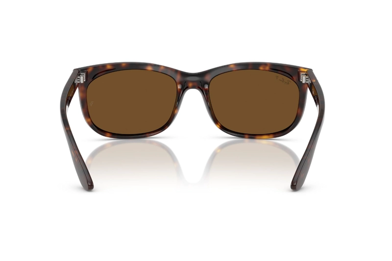 LENTES SOL RAY-BAN BALORETTE HAVANA POLARIZADOS - 4