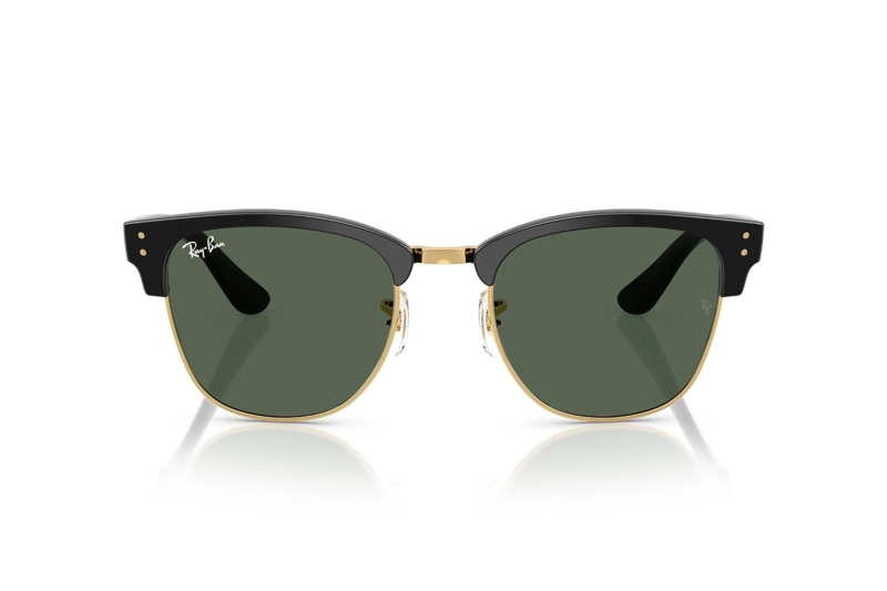 LENTES SOL RAY-BAN CLUBMASTER REVERSE DORADO - 2