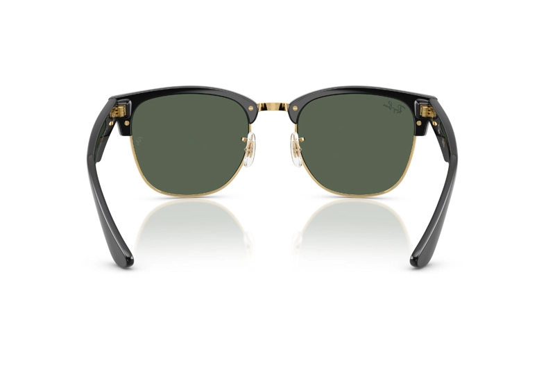 LENTES SOL RAY-BAN CLUBMASTER REVERSE DORADO - 4