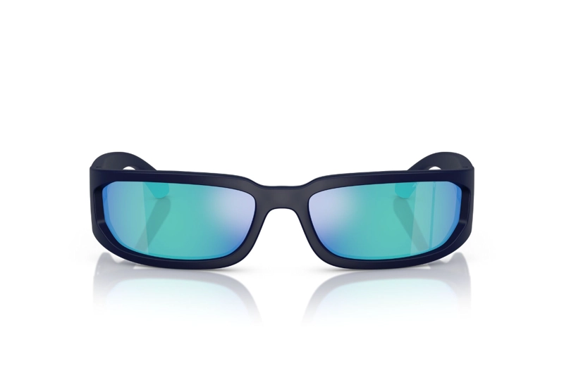 LENTES SOL ARNETTE SMAZE AZUL ESPEJADOS - 1