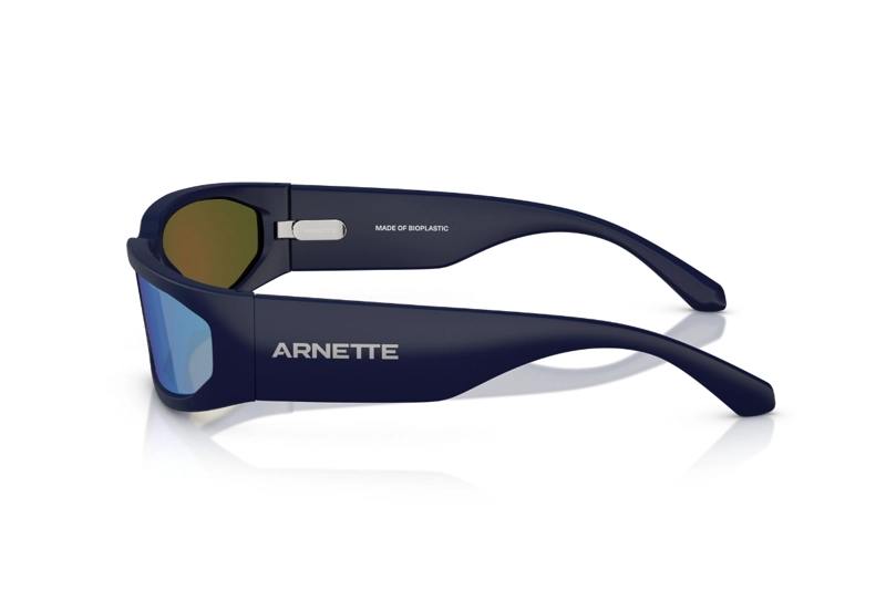 LENTES SOL ARNETTE SMAZE AZUL ESPEJADOS - 3