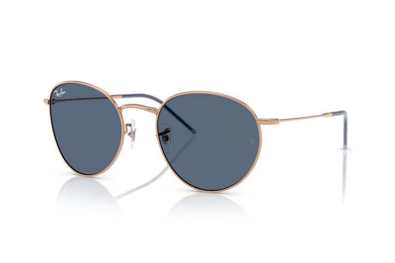 LENTES SOL RAY-BAN ROUND REVERSE DORADO - 1