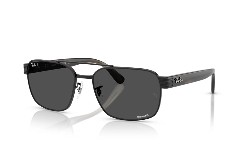 LENTES SOL RAY-BAN NEGRO POLARIZADOS - 2