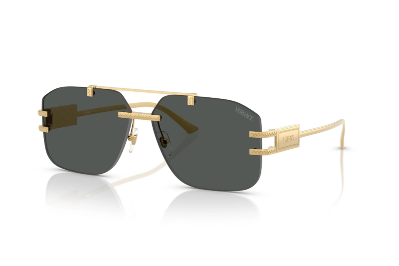 LENTES DE SOL DORADO VERSACE - 1