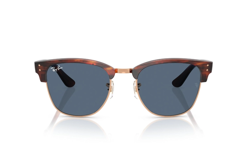 LENTES SOL RAY-BAN CLUBMASTER REVERSE DORADO - 2