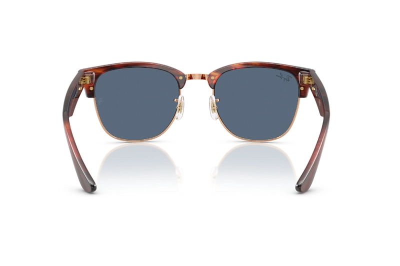 LENTES SOL RAY-BAN CLUBMASTER REVERSE DORADO - 4