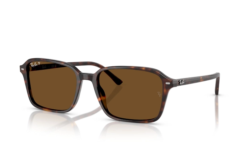 LENTES SOL RAY-BAN RAIMOND HAVANA POLARIZADOS - 2