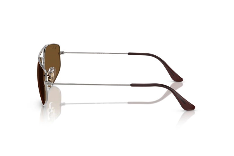 LENTES SOL RAY-BAN EXPLORER 5 PLATEADO POLARIZADOS - 3