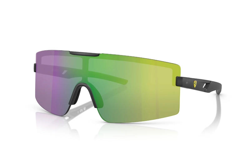 LENTES SOL FERRARI GRIS ESPEJADOS SCUDERIA - 2