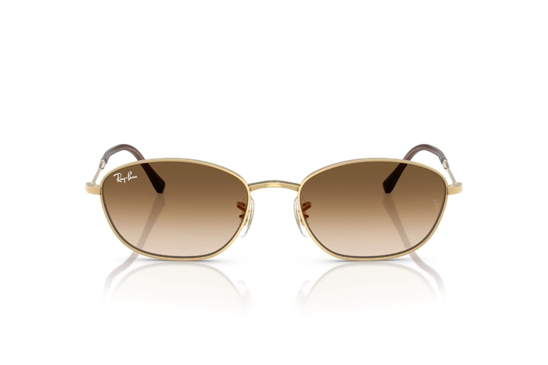 LENTES SOL RAY-BAN DORADO DEGRADADOS - 1
