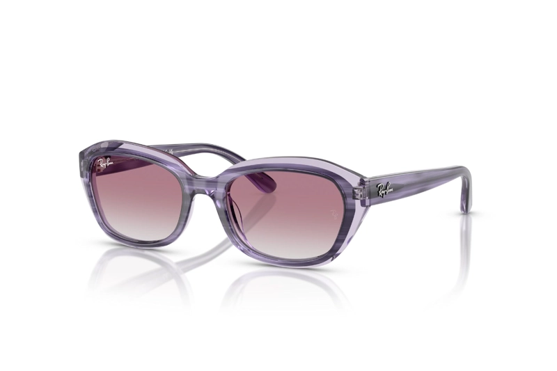 LENTES SOL RAY-BAN MORADO DEGRADADOS JUNIOR - 2